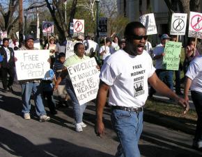 Protesters demand justice for Rodney Reed