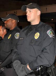 Police officers in Austin, Texas