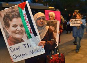 Supporters of Rasmea Odeh demand that the charges against her be dropped