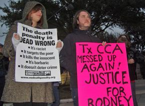 Protesting for justice for Texas death row inmate Rodney Reed