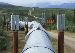 A tar sands pipeline stretching the U.S. West