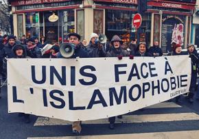 Protesters march in Paris against anti-Muslim bigotry