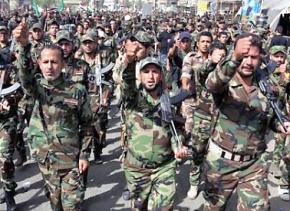 A Shia militia in Iraq mobilized for the war on ISIS
