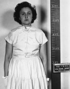 Ethel Rosenberg after her arrest in 1950