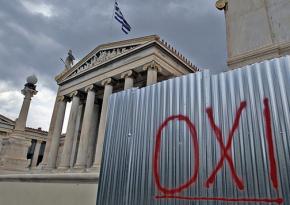 Supporters of a "no" vote are mobilizing across Greece