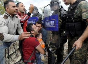 Refugees from Syria and elsewhere confront brutality on the Macedonian border