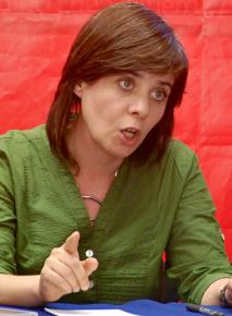 Bloco de Esquerda spokesperson Catarina Martins