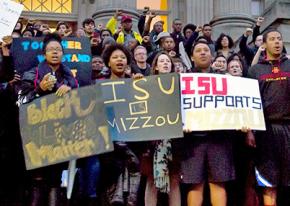 Iowa State University students stand up to racism on their campus