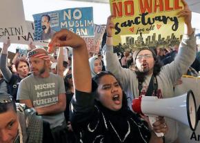 Taking the streets against Trump's anti-Muslim ban