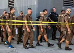 UPS workers in San Francisco evacuate following a deadly shooting