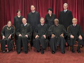 The nine justices of the U.S. Supreme Court