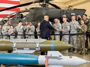 Donald Trump at Arizona’s Luke Air Force Base