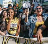 Marching through Oakland on May Day (Annette Bernhardt) Marching through Oakland on May Day (Annette Bernhardt)