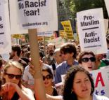 Protesters in New York City stand up against anti-Muslim hate (Matt Swagler | SW)