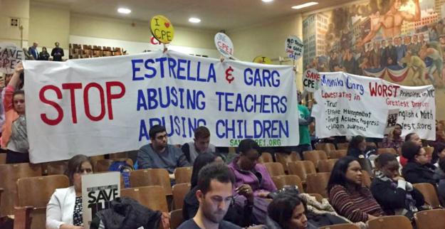 Parents and fellow teachers show their support for a Central Park East 1 educator (Save CPE1)