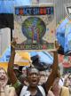 Marchers in the massive climate justice demonstration in New York City (Stephen D. Melkisethian)