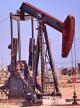 Oil derricks cover the landscape in California