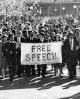 The Free Speech Movement on the march at UC Berkeley (Don Kechely) The Free Speech Movement on the march at UC Berkeley (Don Kechely)