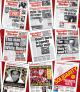 Socialist Worker covers through 40 years of publication Socialist Worker covers through 40 years of publication