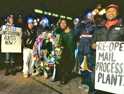 Protesting delivery in the dark | SocialistWorker.org
