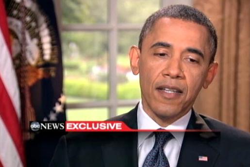 President Obama discusses his views on marriage equality with ABC News
