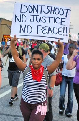Protests continued daily for weeks after the killing of Mike Brown