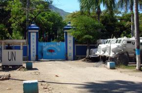 A base for the MINUSTAH troops in Cap-Haitien