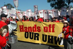 UHW members are mobilizing against the SEIU takeover