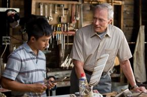 Clint Eastwood and Bee Vang in Gran Torino