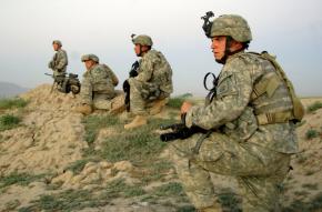 U.S. soldiers during an operation in Pana, Afghanistan