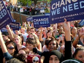Women for Obama rally in Charlottesville, VA
