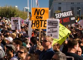 Tens of thousands of people have protested against Proposition 8