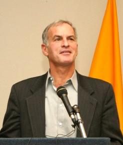 Norman Finkelstein speaking at Suffolk University in Massachusetts