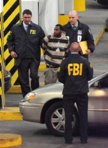 FBI agents arrested David Williams along with three other men as alleged plotters in a terror attack