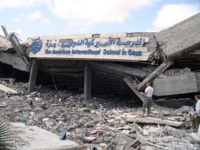 The American School in Gaza was destroyed during Israel's onslaught