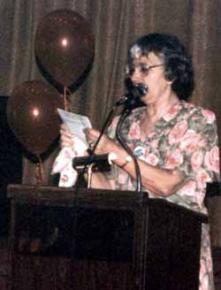 Vicky Starr at an annual Debs-Thomas-Harrington dinner in 1992