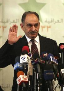 Saleh Muhamed al-Mutlaq, head of the Iraqi National Dialogue Front, the second-largest Sunni party in parliament