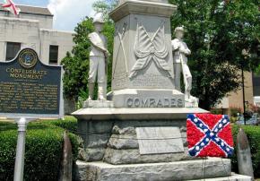A monument to Confederate soldiers in Jasper, Ala.