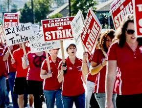 Teachers in La Habra stood firm during their strike and the lockout that followed