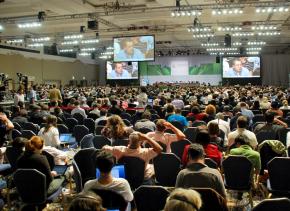 Attendees at the final plenary session of the COP16 climate talks in Cancún