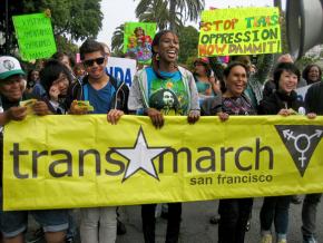 Marching for transgender equality in San Francisco