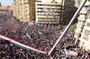 Cairo's Tahrir Square filled with the protesters who ended Mubarak's 30-year reign