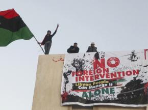 Libyan protesters insist they don't want military intervention by the West
