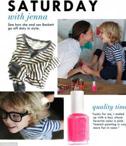 J Crew's ad featuring Jenna and Beckett Lyons