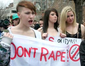 Marching against victim-blaming, rape and sexism