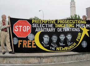 Protesters demand freedom for the Newburgh Four