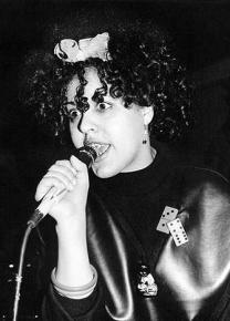 Poly Styrene, lead singer of X-Ray Spex