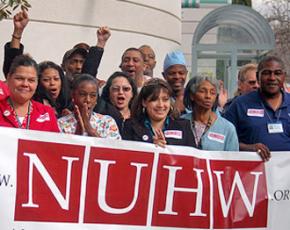 Members of the National Union of Healthcare Workers in Oakland