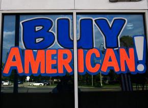 U.S. automakers promoted the "Buy American" campaign