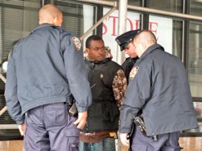New York police make an arrest in Brooklyn